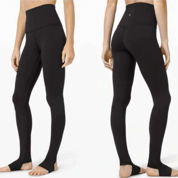 lululemon athletica Pants - lululemon Align Super High Rise Stirrup Pant / Black / Size 4